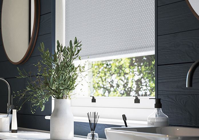 Diamond Tile, Heritage Grey - Roller Blind - Image 5